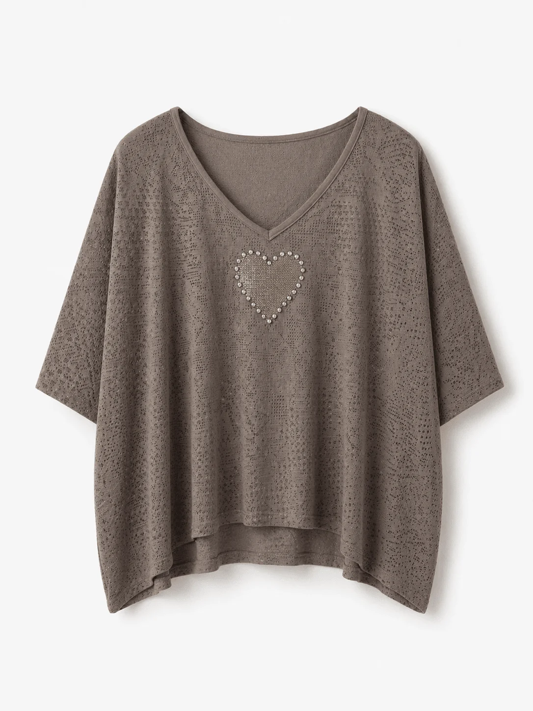 Feinstrick T-Shirt 2604043 - Image 2