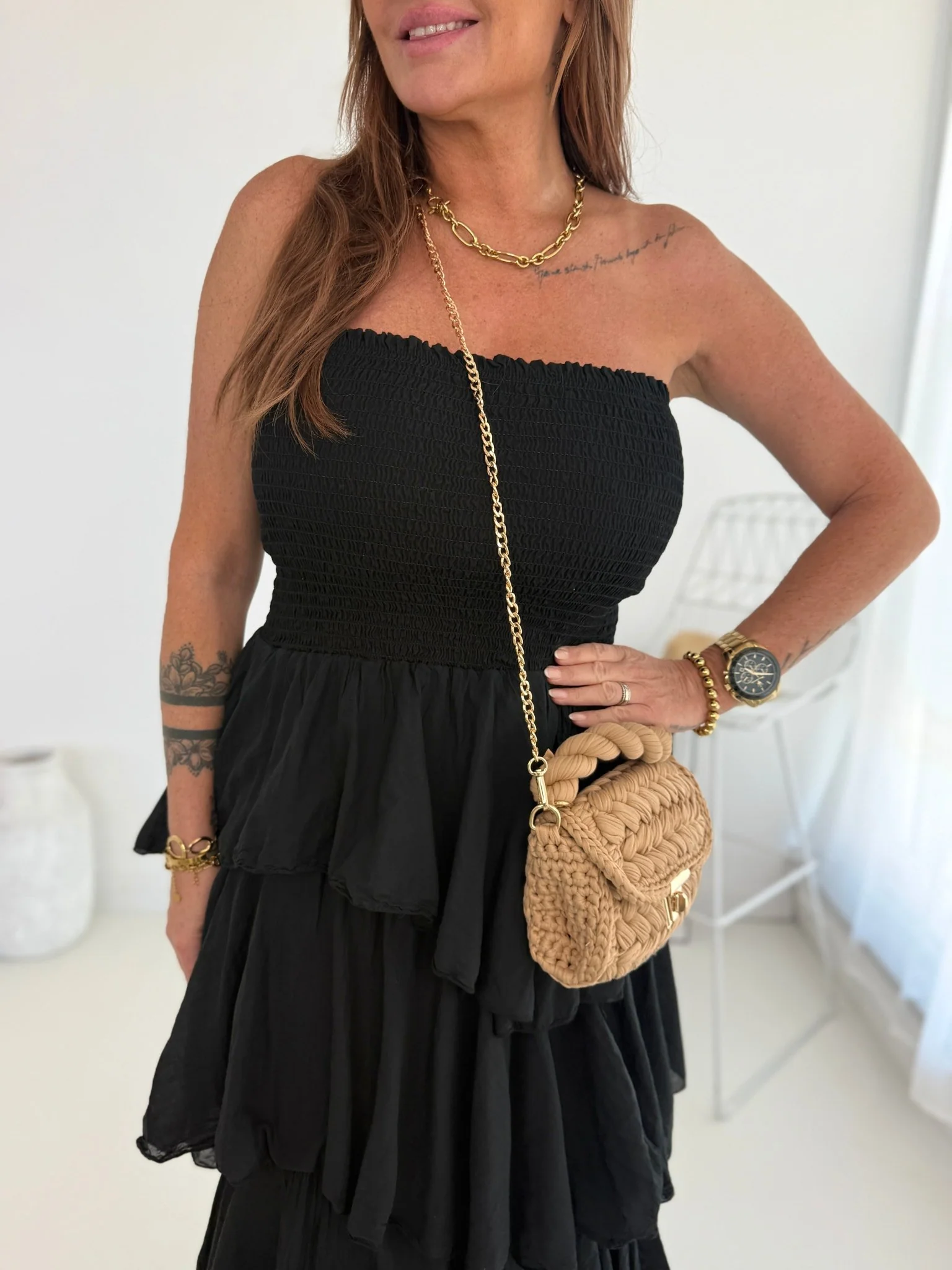 Off-Shoulder Kleid 2604123 - Image 2