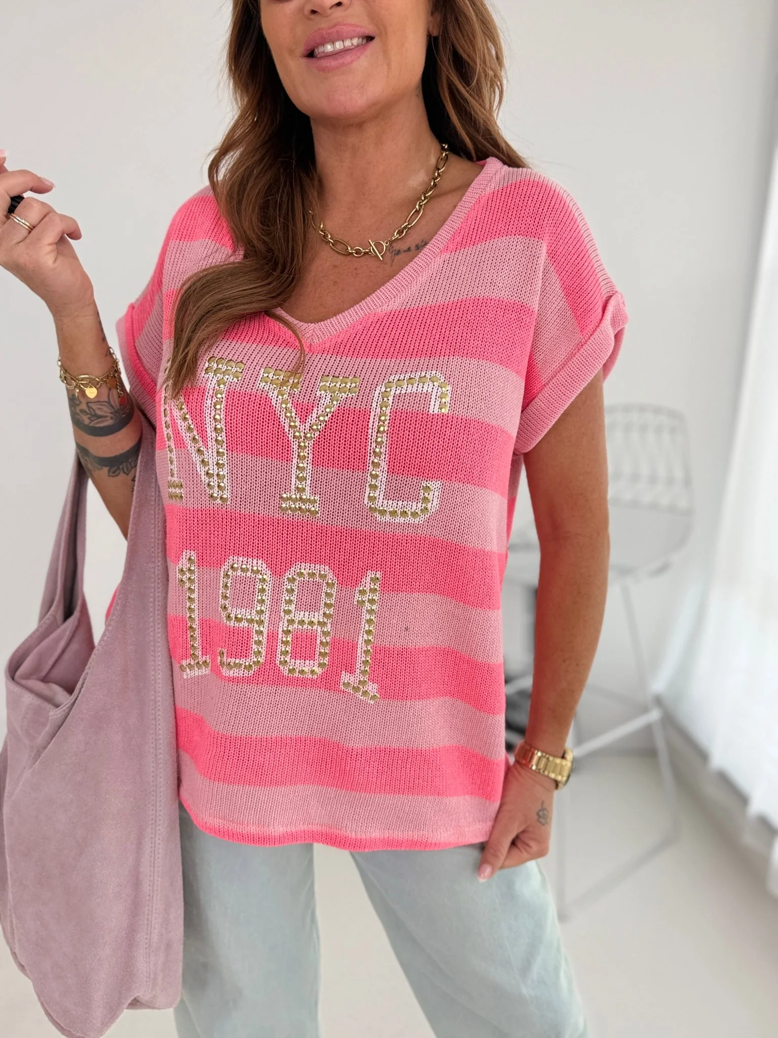 Strick T-Shirt 2604019 - Image 3